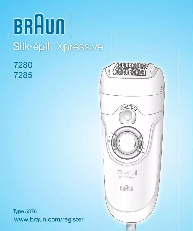 Mode d'emploi BRAUN 7280