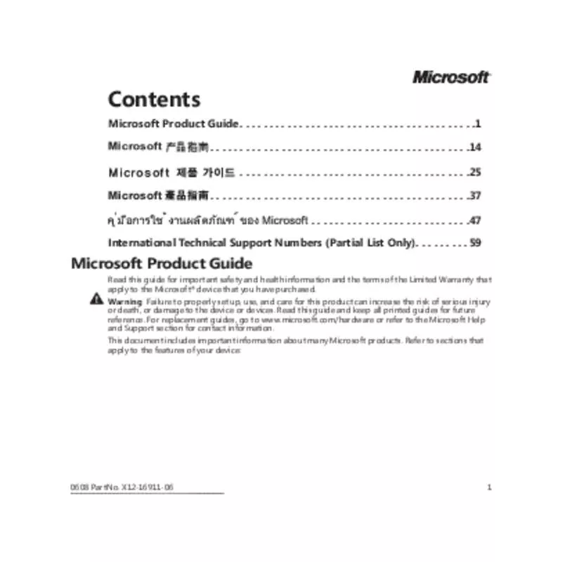 Mode d'emploi MICROSOFT LIFECHAT LX-3000