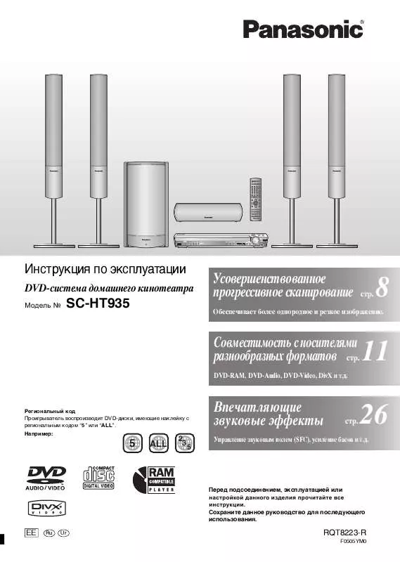 Mode d'emploi PANASONIC SC-HT935