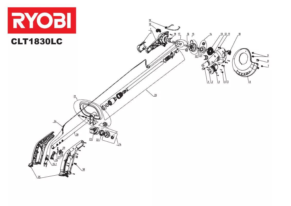 Mode d'emploi RYOBI CLT1830LC