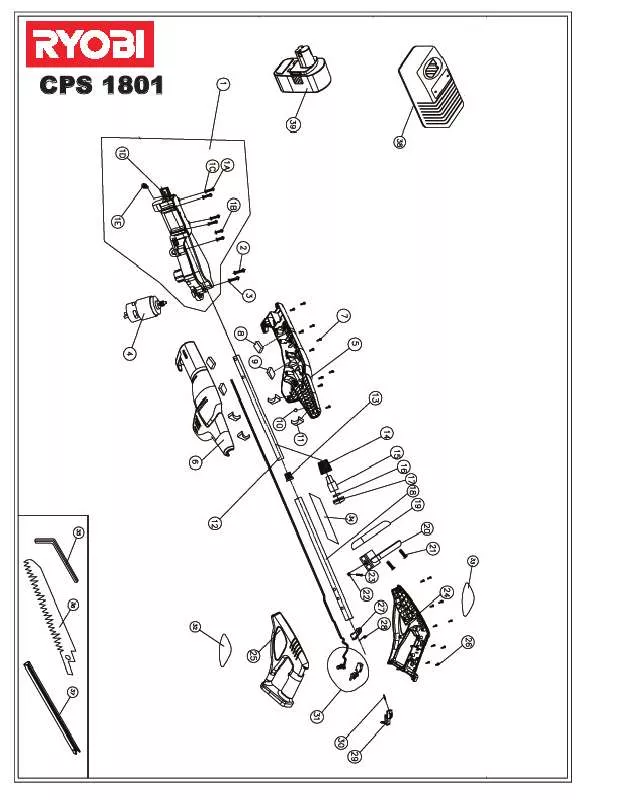 Mode d'emploi RYOBI CPS 1801