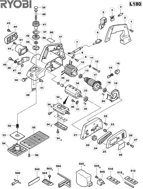 Mode d'emploi RYOBI L180