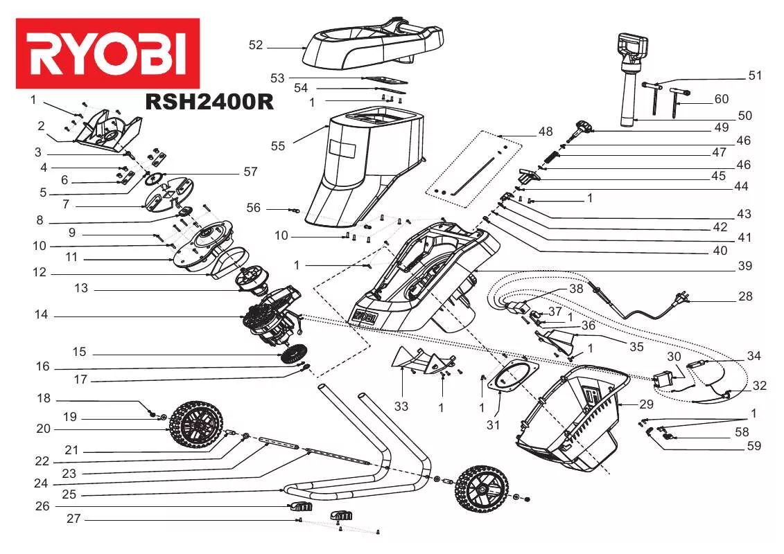 Mode d'emploi RYOBI RSH2400R