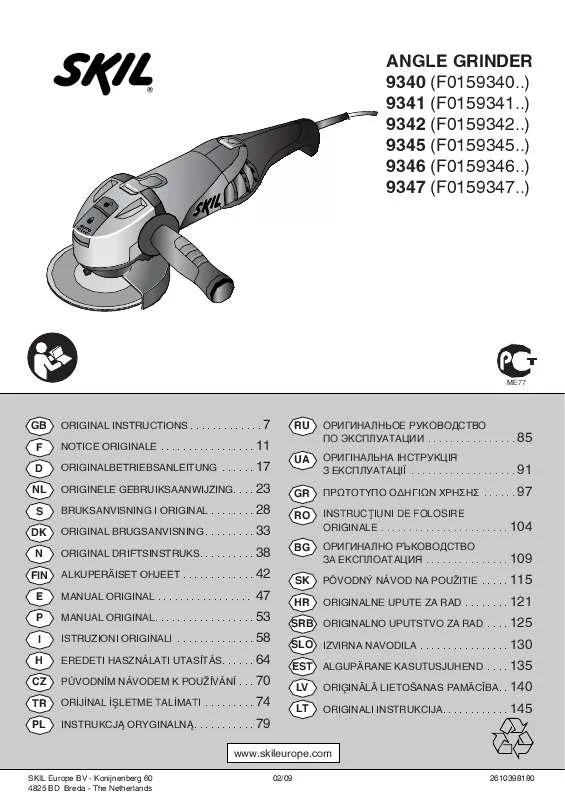 Mode d'emploi SKIL 9347