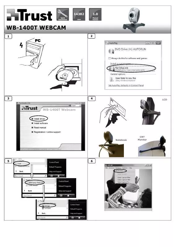 Mode d'emploi TRUST WB-1400T